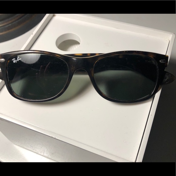 Authentic Ray bans 2140 tortoise sunglasses